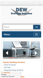Mobile Screenshot of draftingsuppliesdew.com